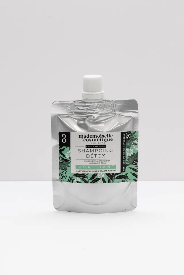 Melle Cosmétique Purifiante Shampoing détox 30ml menthe
