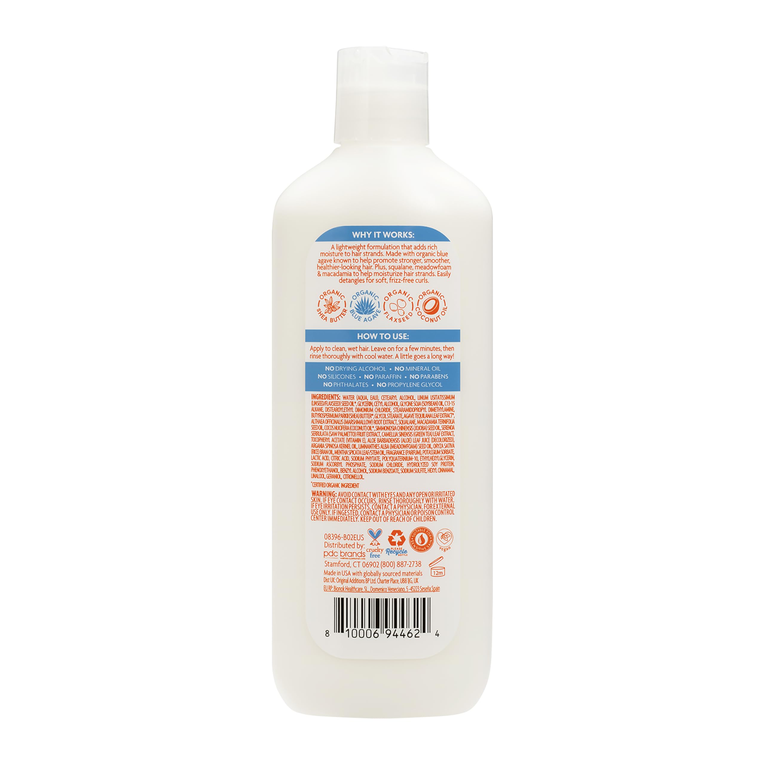 Cantu Weightless Après-Shampooing 400 ml Agave Anti-Frisottis