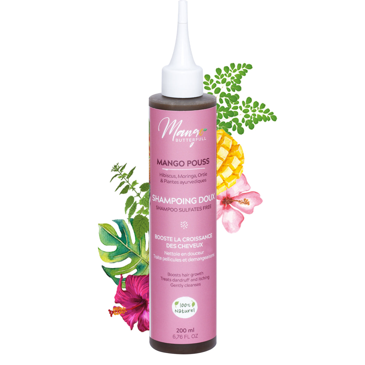 Mango Pouss Shampoing Doux shampoing pousse 100ml