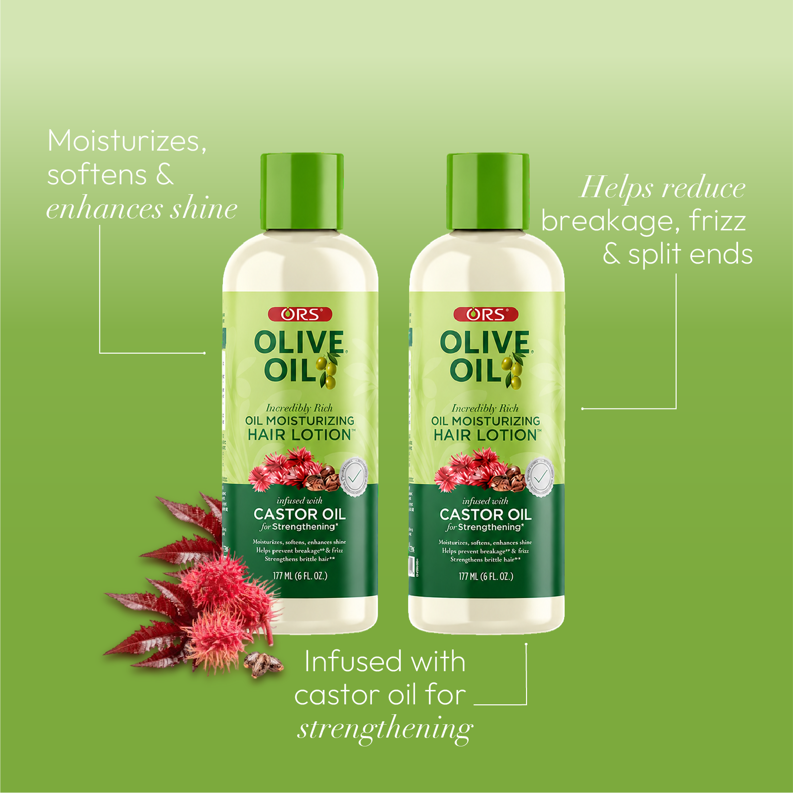 ORS Olive Oil Classics Moisturizing Hair Lotion 6 oz x2