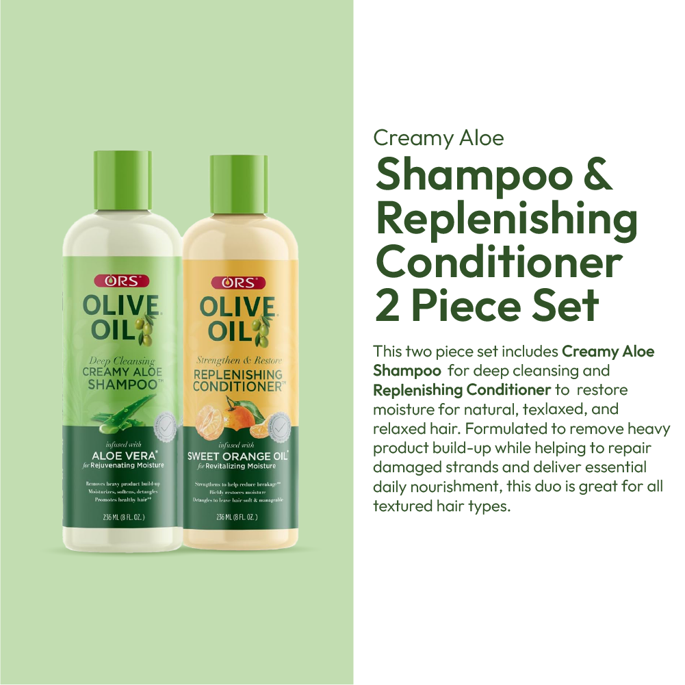 ORS Olive Oil Classics Duo shampoing + après-shampoing 2x227ml