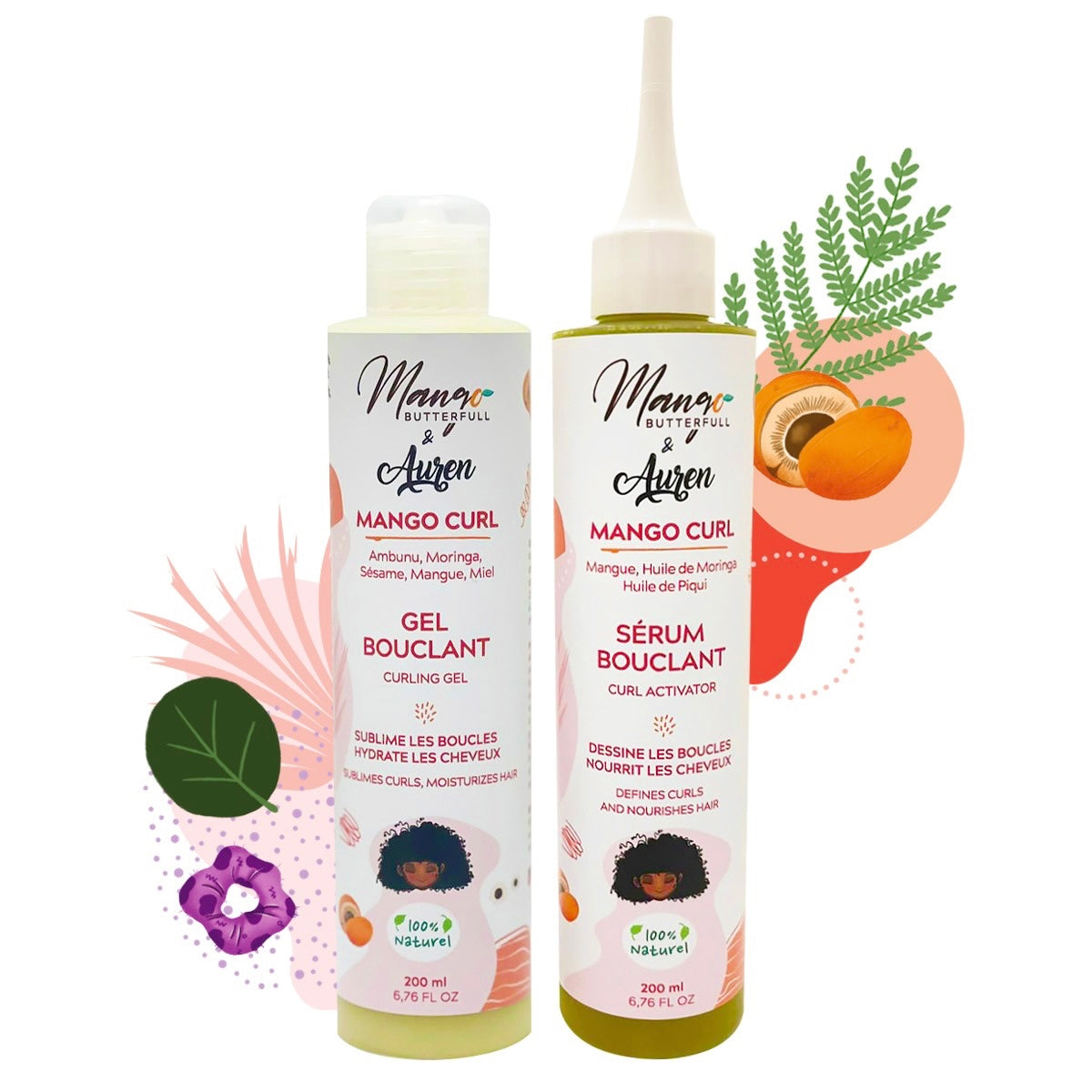 Mango Butterfull MANGO CURL Gel bouclant ambunu aloe vera miel