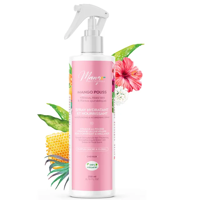 Mango Butterfull Mango Pouss spray hydratant 200ml hibiscus