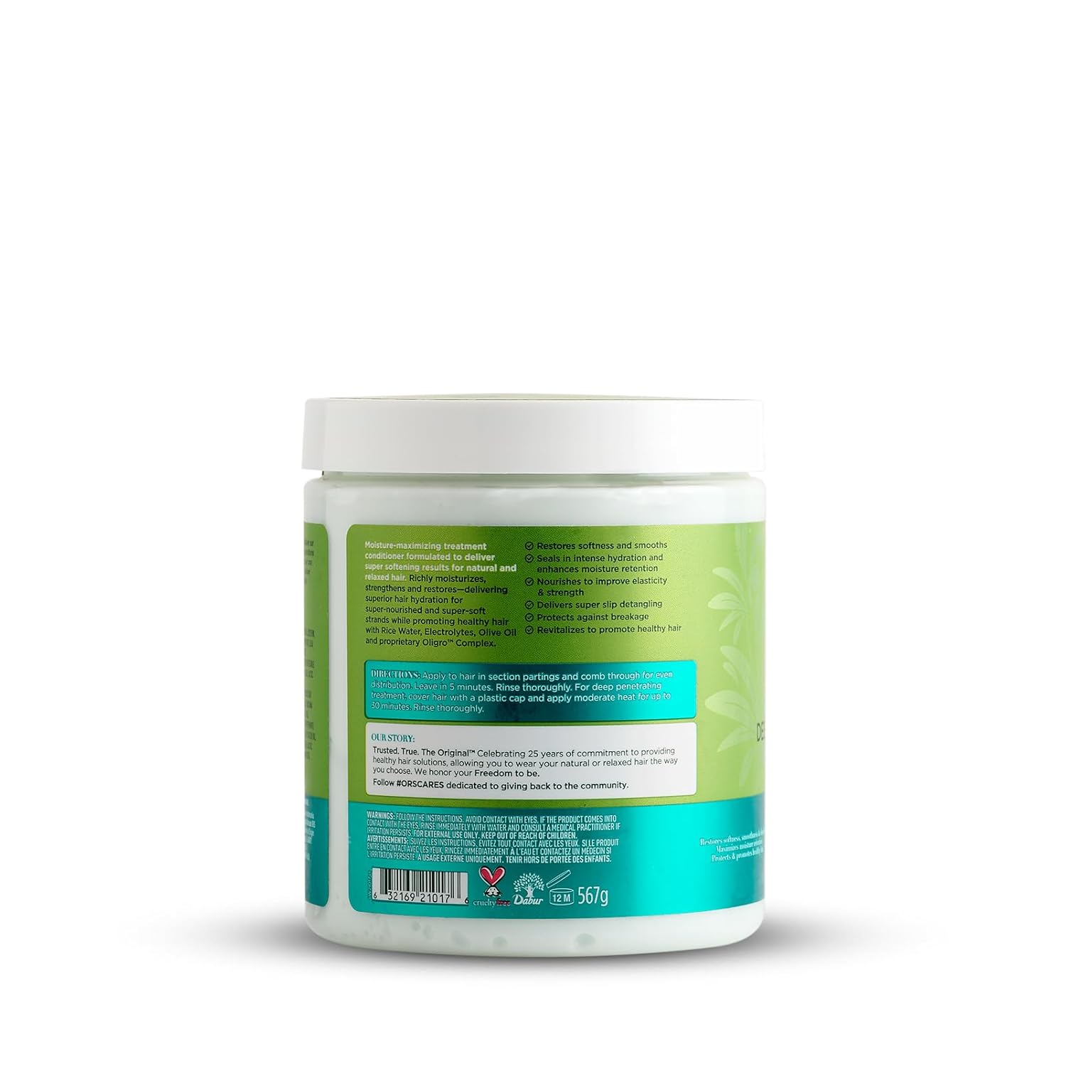 ORS Max Moisture Masque Hydratant Profond Olive 566 g