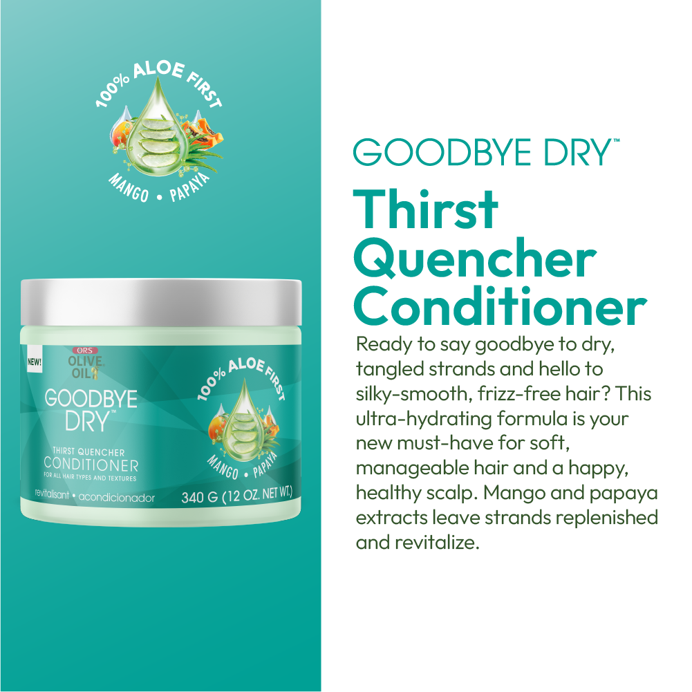 ORS Goodbye Dry Après-Shampooing Hydratant 355 ml aloe