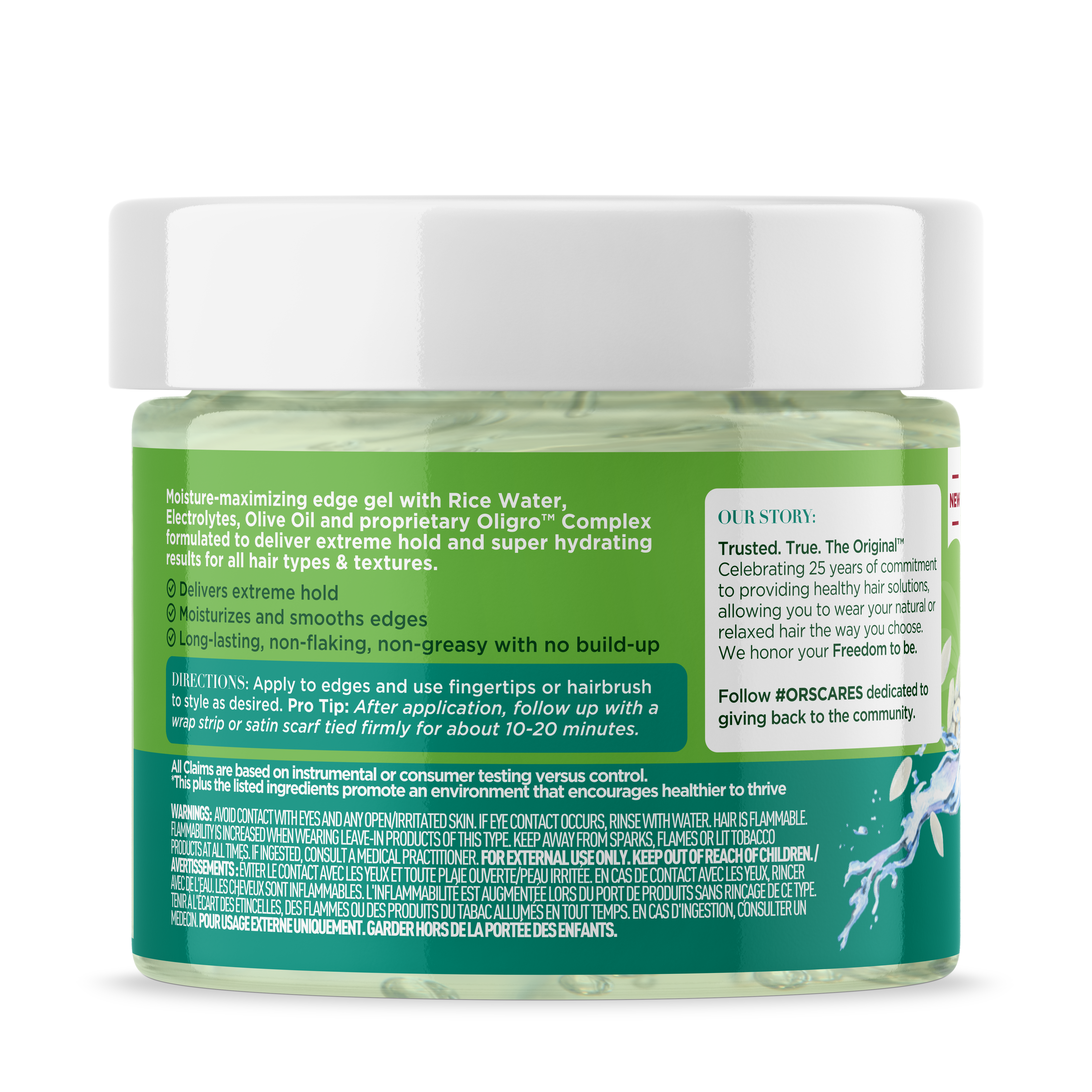 ORS Max Moisture Gel Edges Tenue Forte Olive 113 g