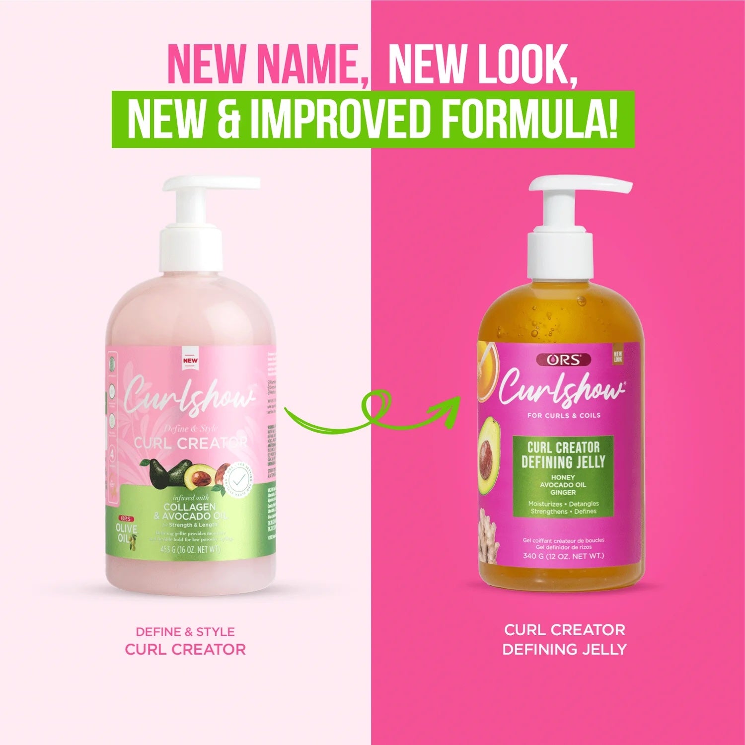 ORS Curlshow Gelée définissante boucles 355ml ananas vanille