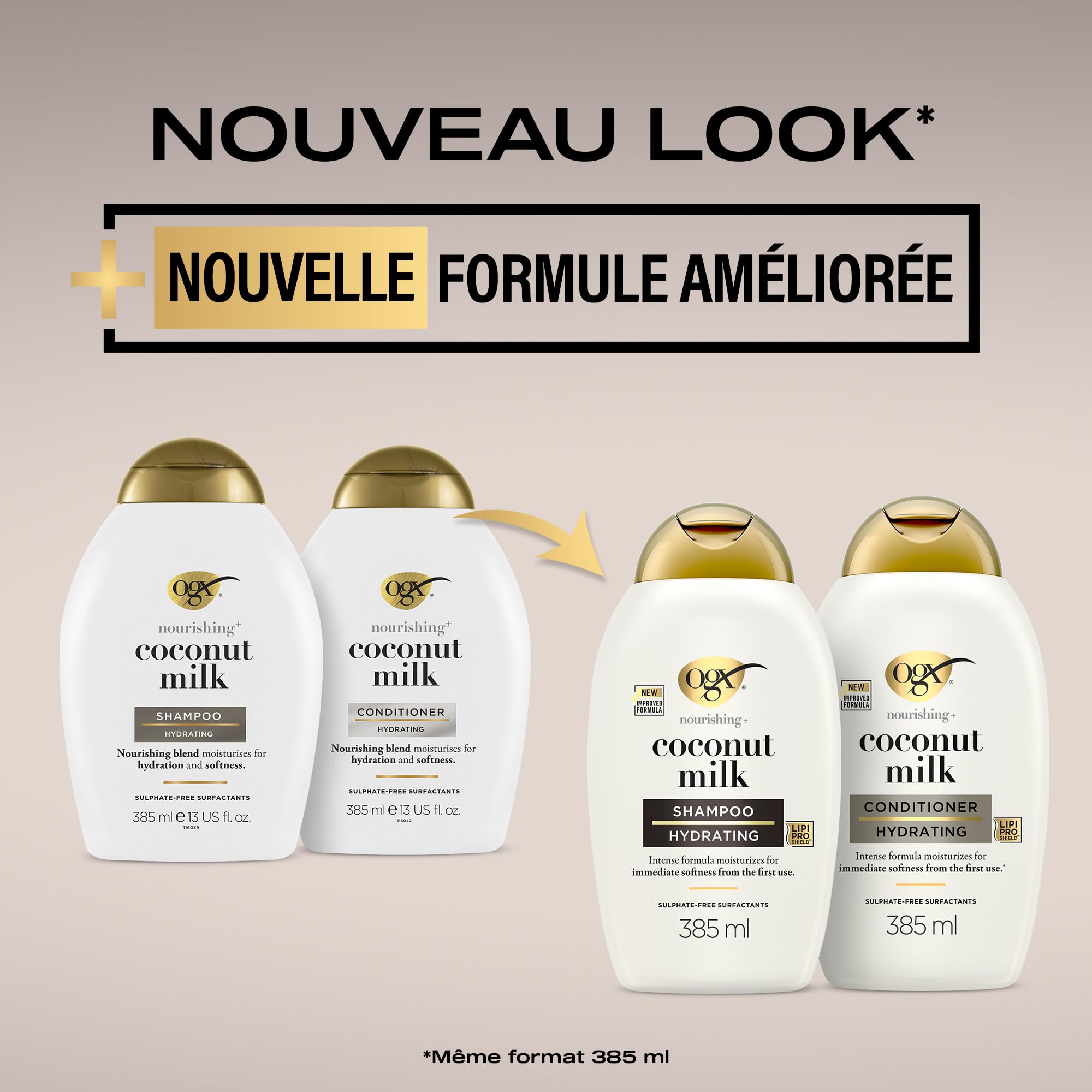 OGX Coconut Milk après-shampooing 385 ml lait de coco 1 flacon