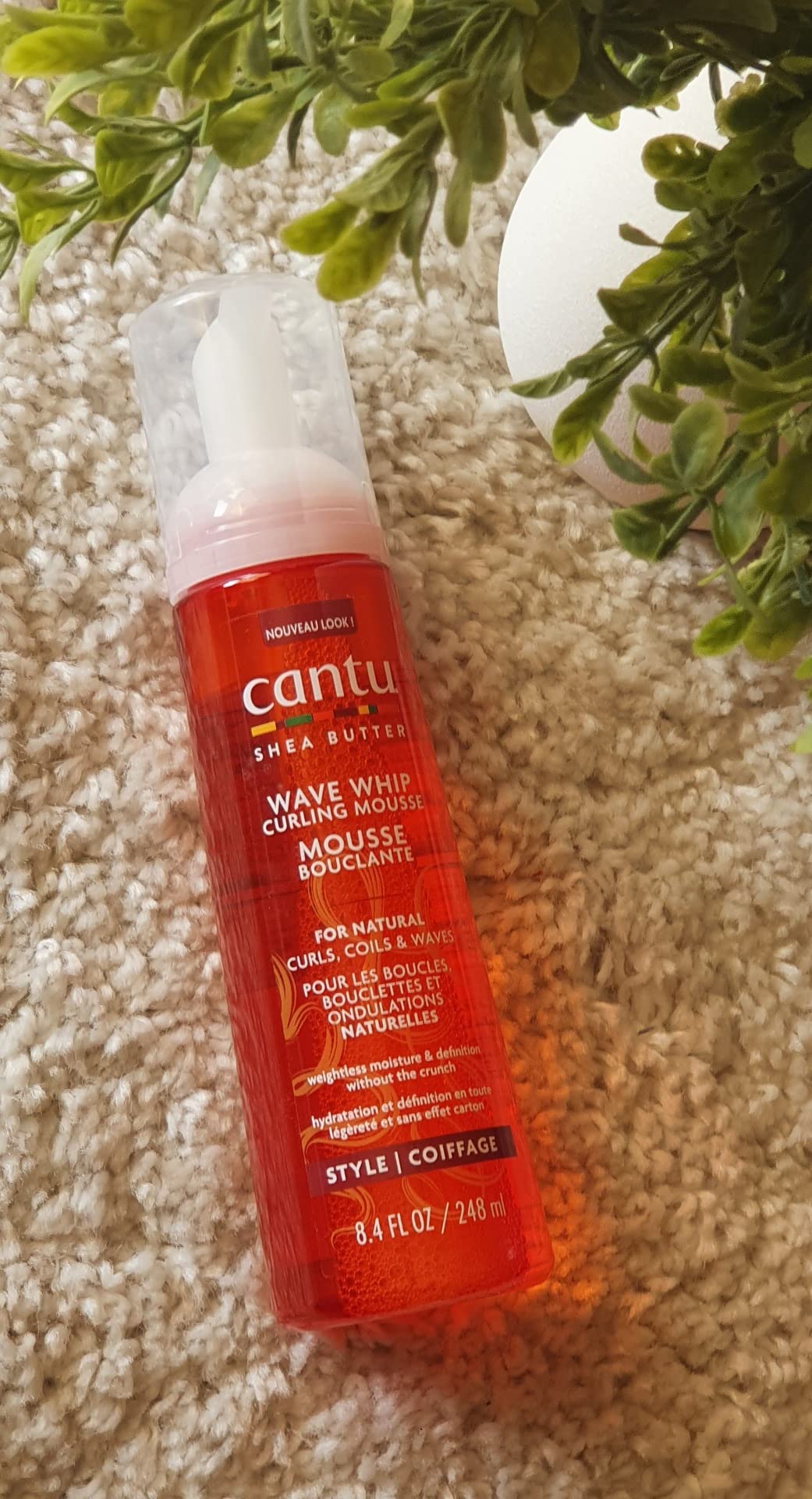Cantu Curls Mousse Wave Whip Karité 248 ml