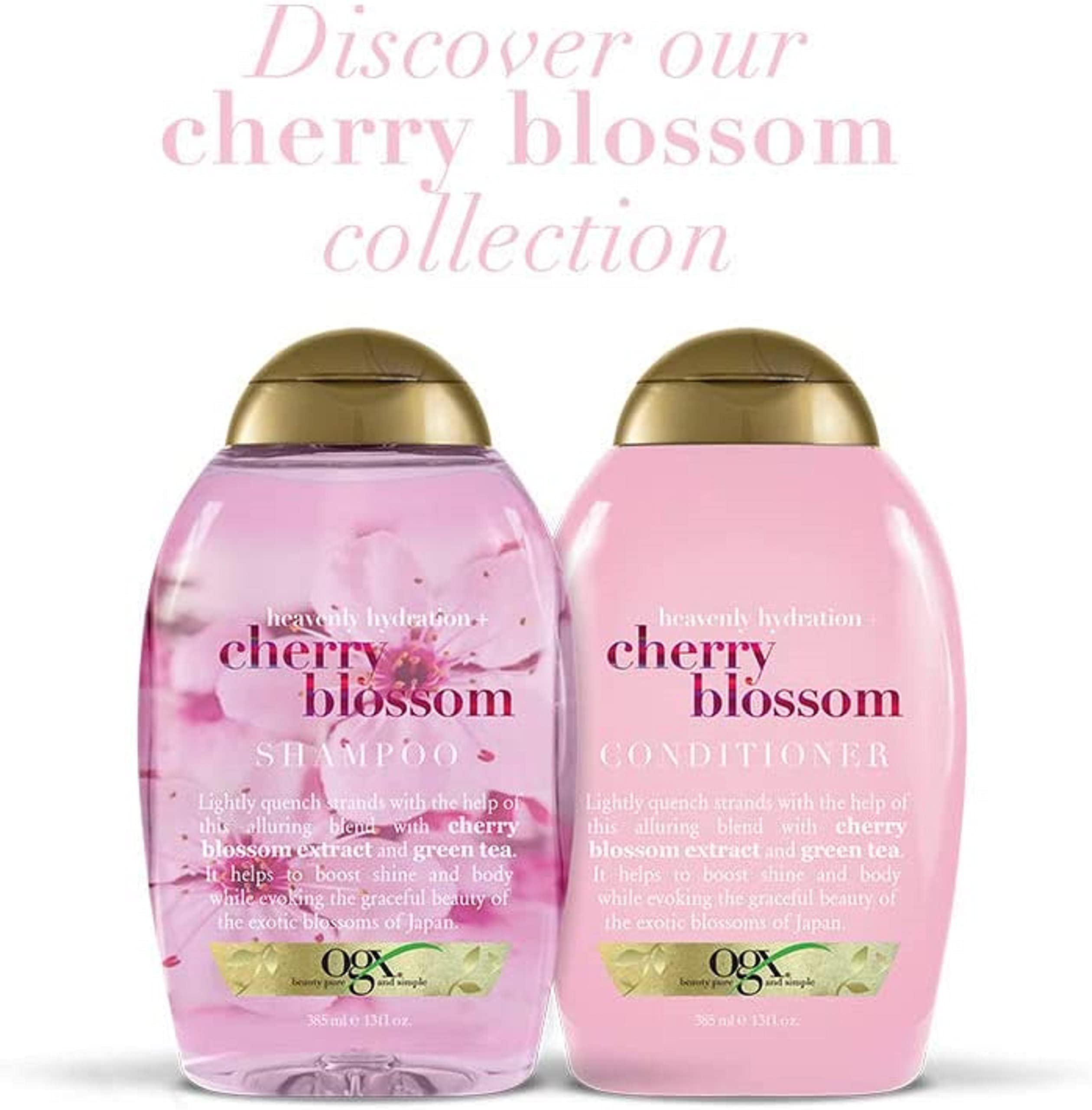 OGX Cherry Blossom Shampooing Fleur de Cerisier Brillance