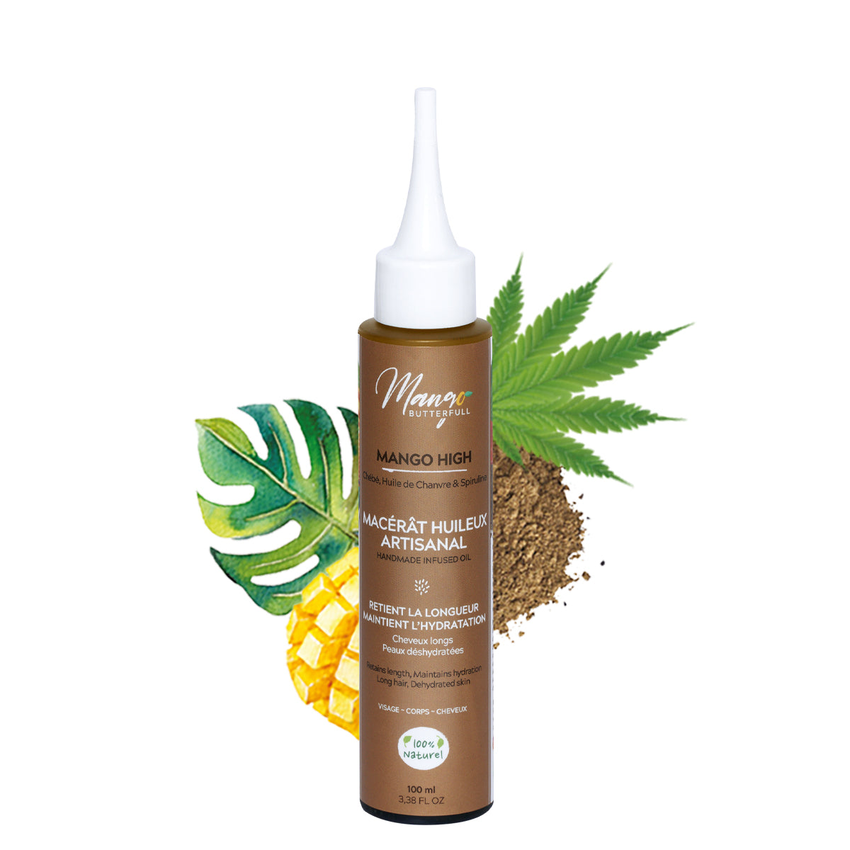 Mango Butterfull Mango High Macérât Huileux Chébé 100ml Pousse