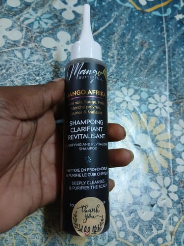 Mango Butterfull MANGO AFRIKA Shampoing clarifiant 200ml savon noir