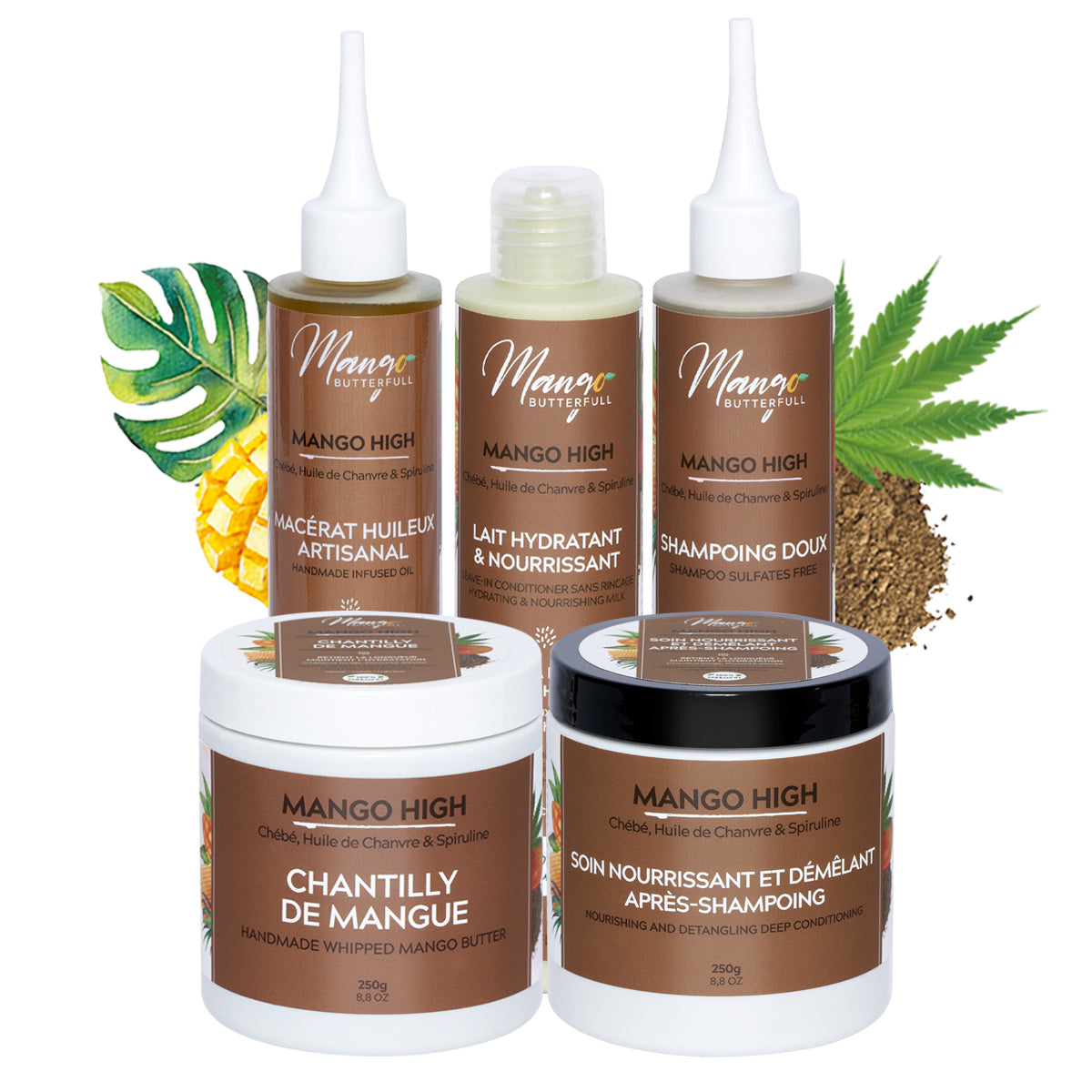 Mango Butterfull Mango Packs pack routine High 6 produits 200ml