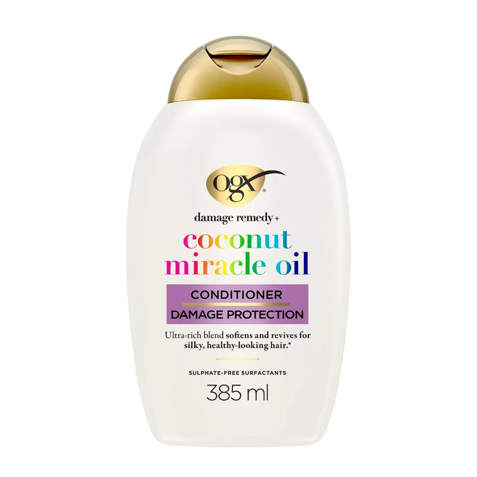 OGX Coconut Miracle Oil Après-Shampooing Réparateur 385 ml Lot 1