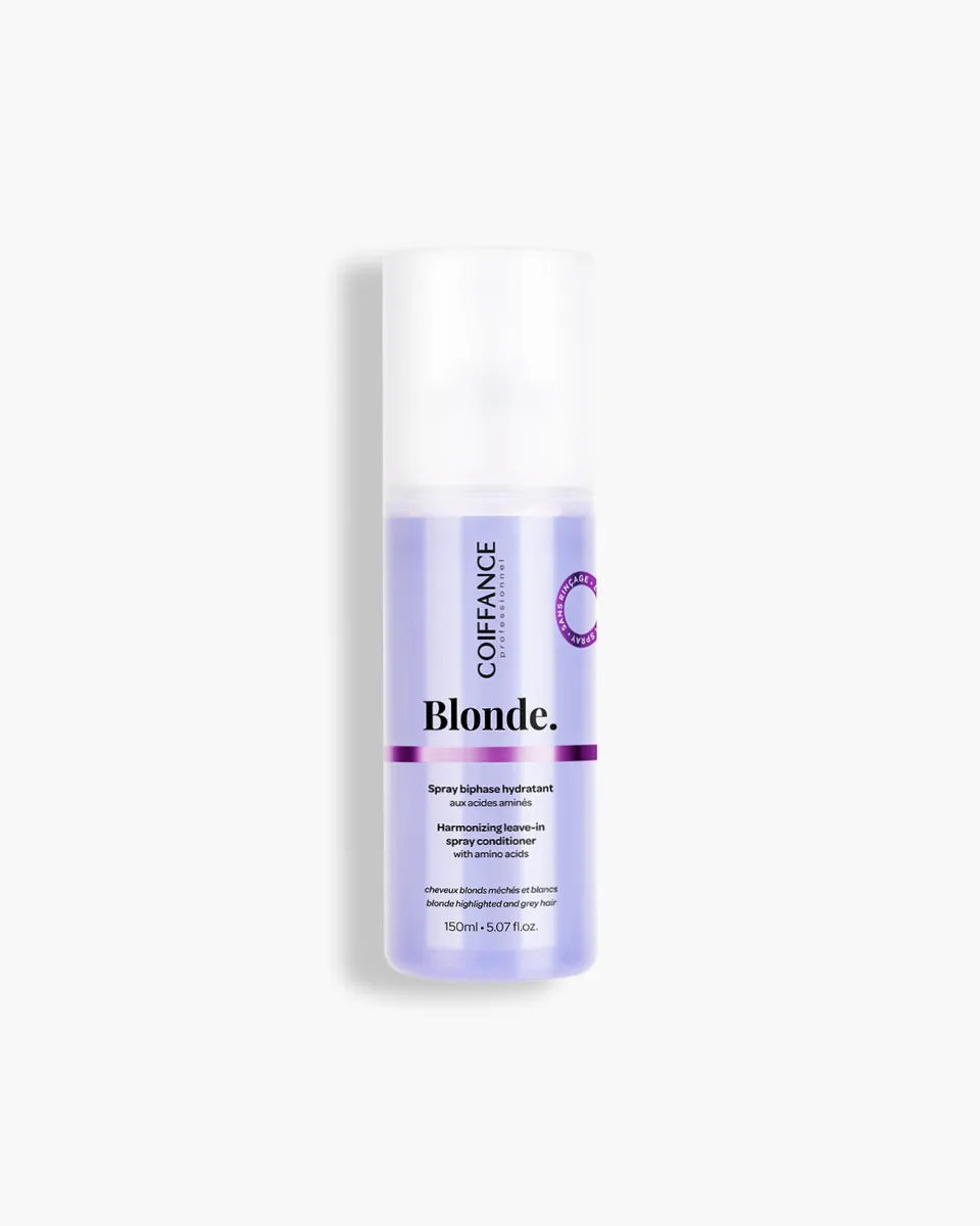 Coiffance Blonde Spray Biphase Sans Rinçage Anti-Jaune Protéines