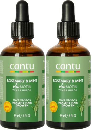 Cantu Romarin Menthe Huile cuir chevelu biotine 95 ml