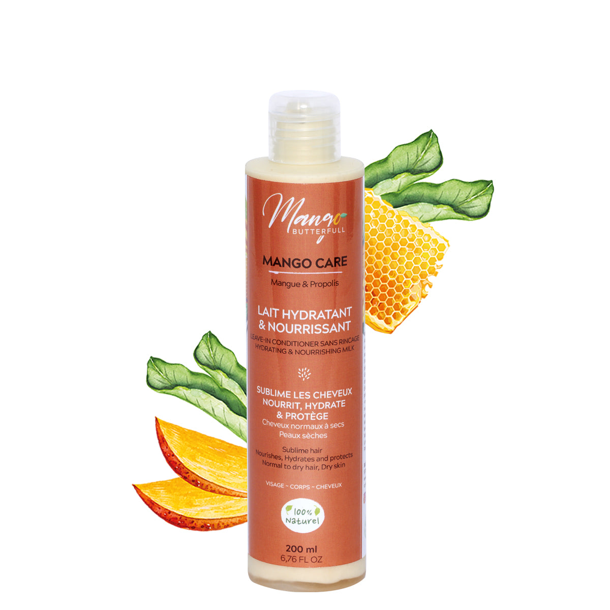 Mango Butterfull Mango Care lait hydratant 100ml cheveux crépus