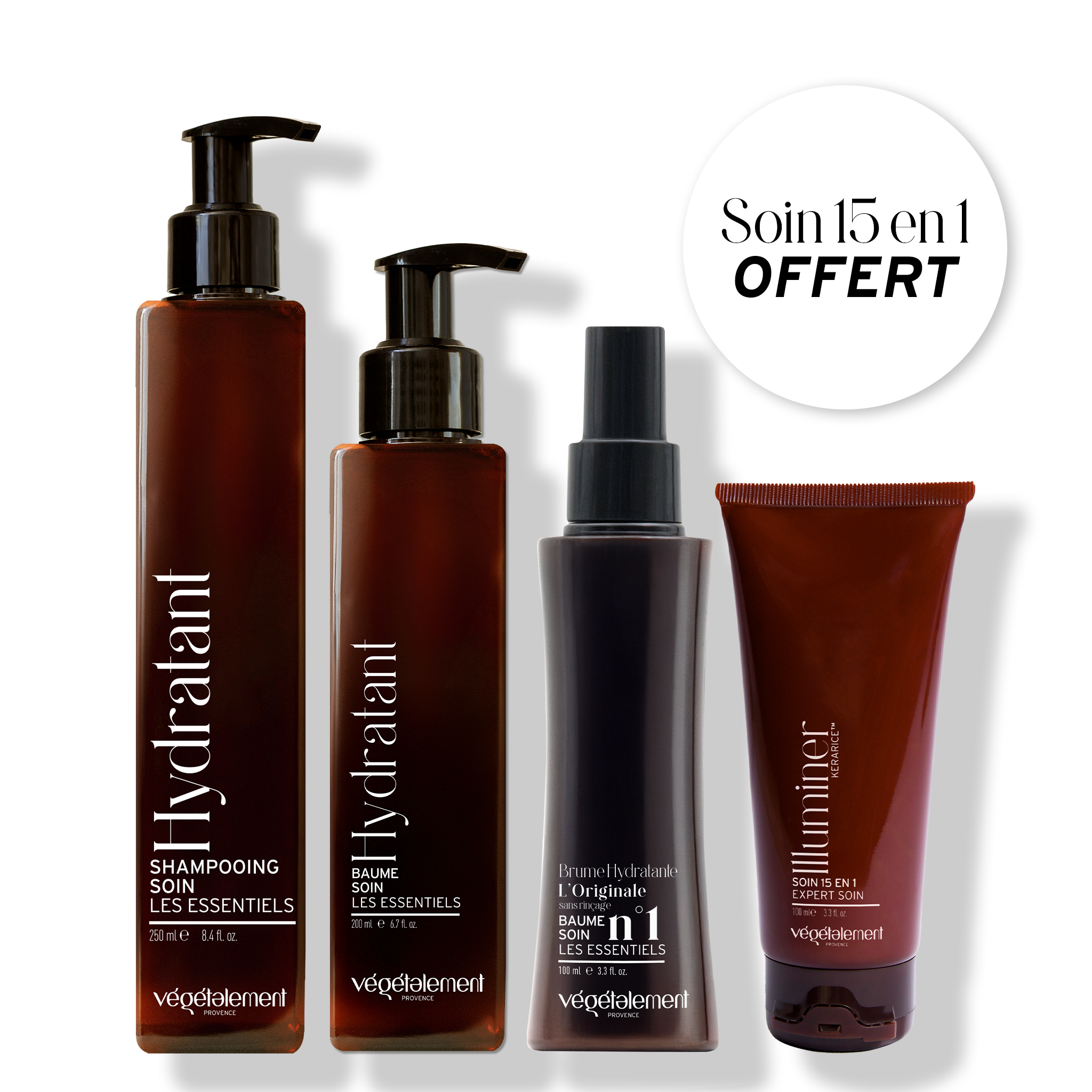 Végétalement Provence Routine Hydratation coffret cheveux secs