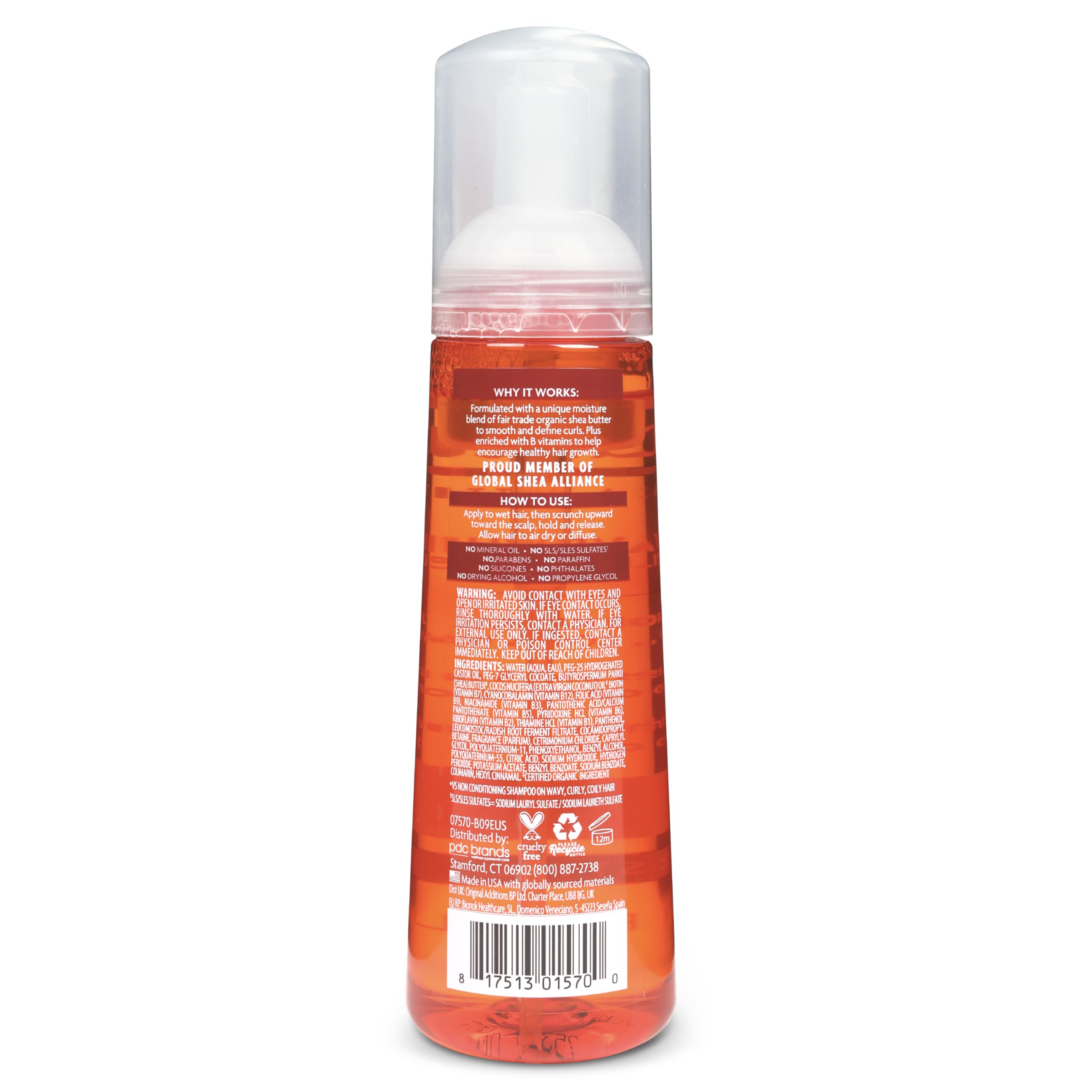 Cantu Curls Mousse Wave Whip Karité 248 ml