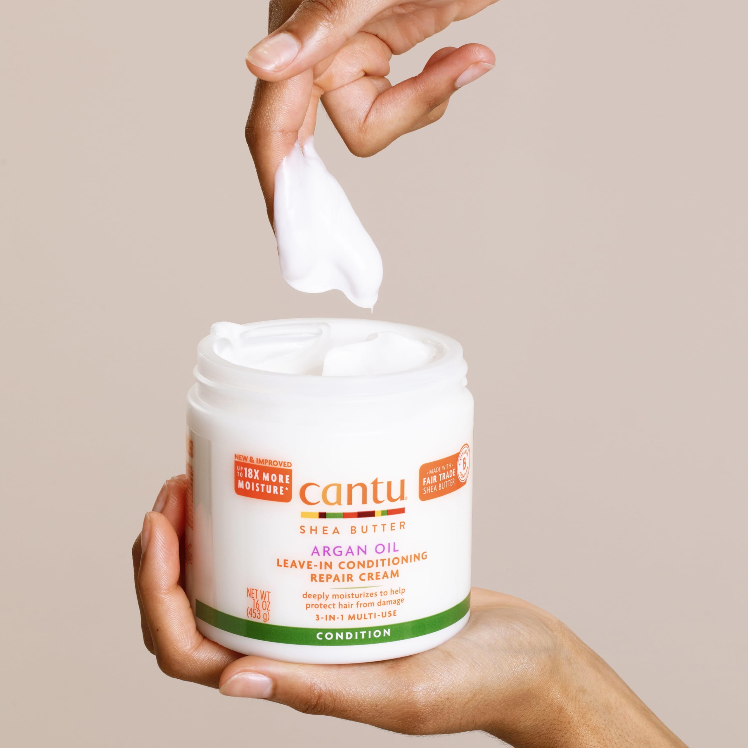Cantu Classics crème sans rinçage argan 453 g réparation