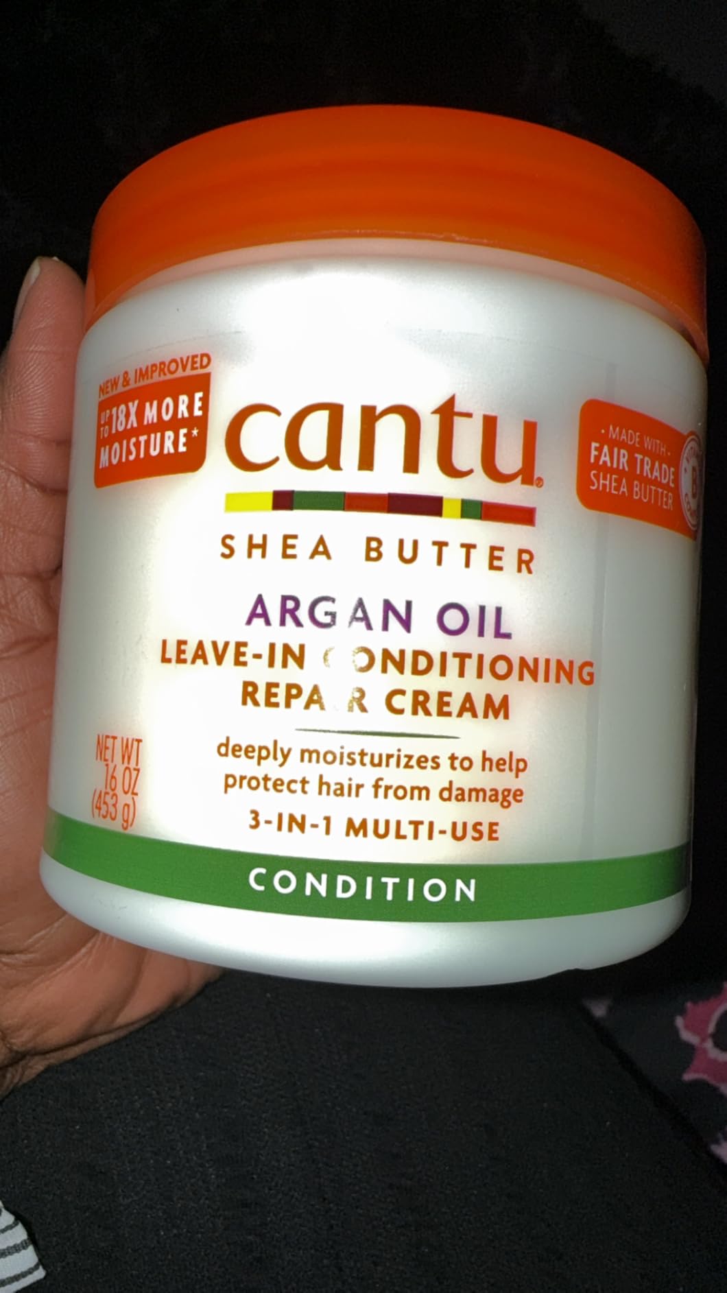 Cantu Classics Repair crème capillaire karité 453g anti-frisottis