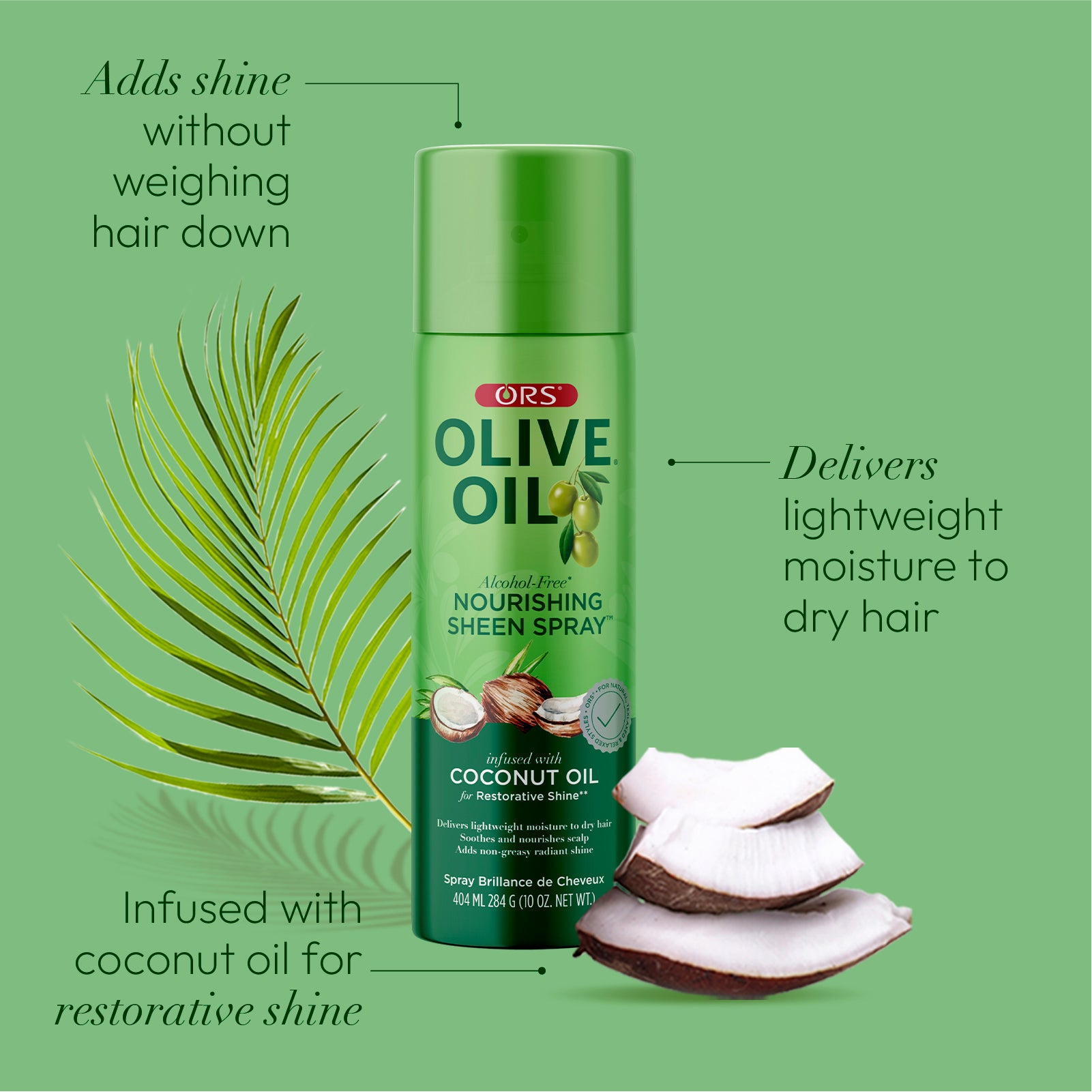 ORS Olive Oil Spray Brillance Nourrissant Sheen 283 g