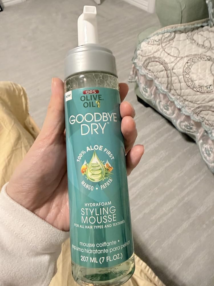 ORS Goodbye Dry mousse coiffante hydrafoam 7 oz anti-frisottis