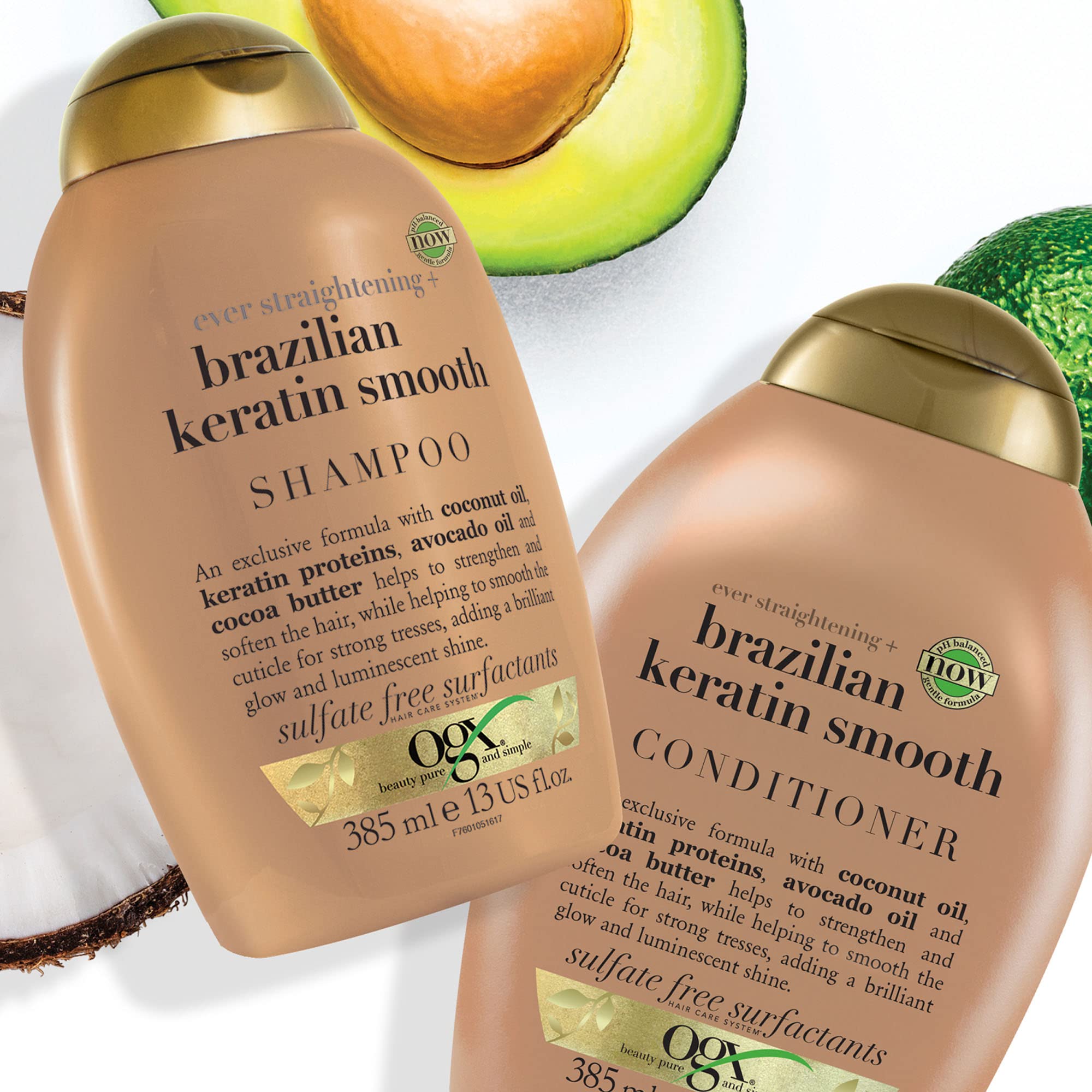 OGX Brazilian Keratin Smooth Shampoing 88,7 ml Lissant