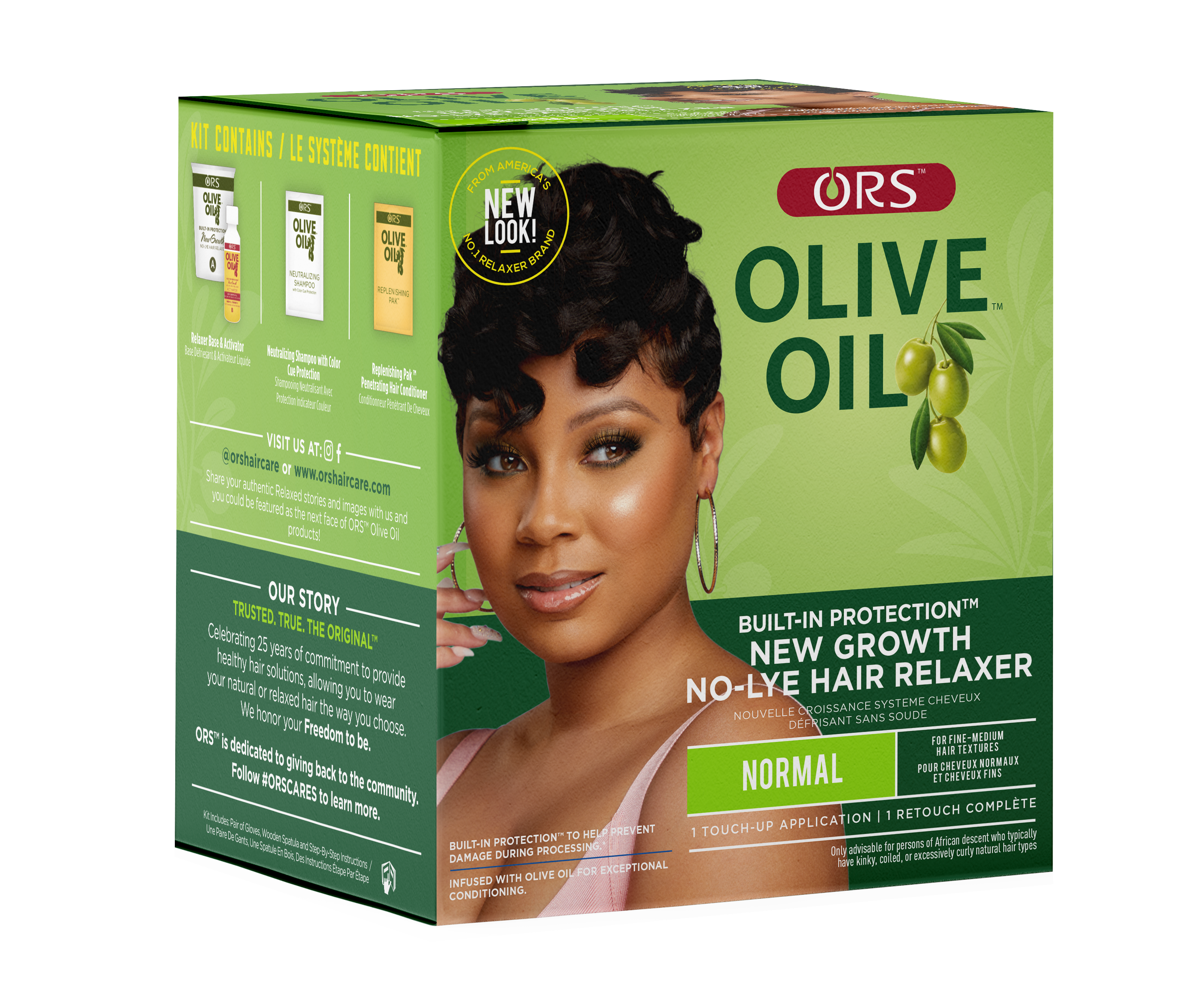 ORS Olive Oil New Growth défrisant sans soude Normal kit
