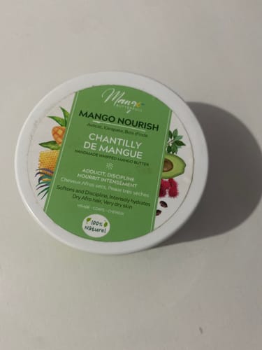 Mango Butterfull Nourish chantilly mangue cheveux crépus 250gr