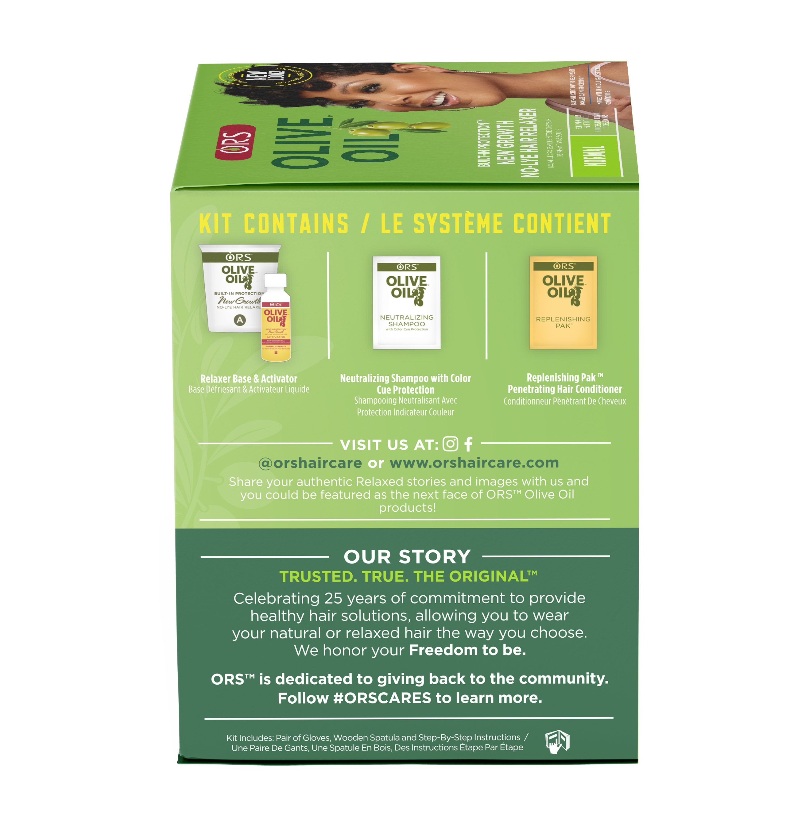 ORS Olive Oil New Growth défrisant sans soude Normal kit
