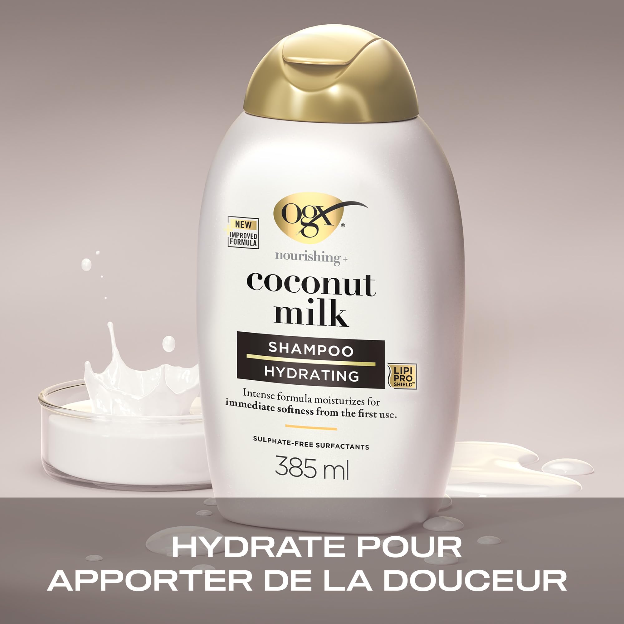 OGX Coconut Milk Shampooing Hydratant 385 ml coco