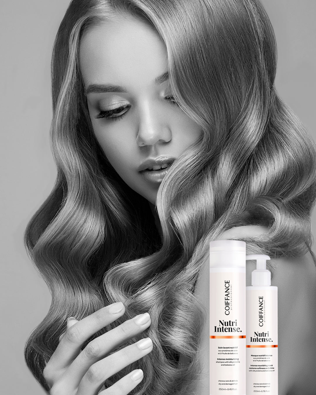 Coiffance Nutri & Nutri Intense Soin lavant cheveux secs vanille