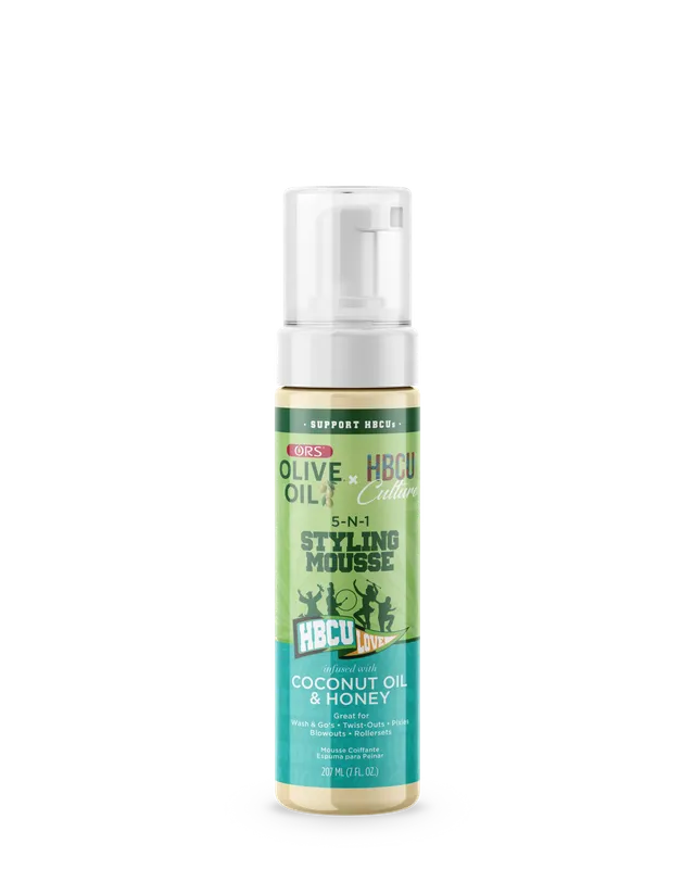ORS Olive Oil HBCU Mousse Coiffante 5-en-1 Coco Miel 198 g