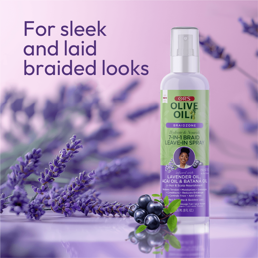 ORS Braidzone 7-en-1 spray tresses 236 ml hydratant