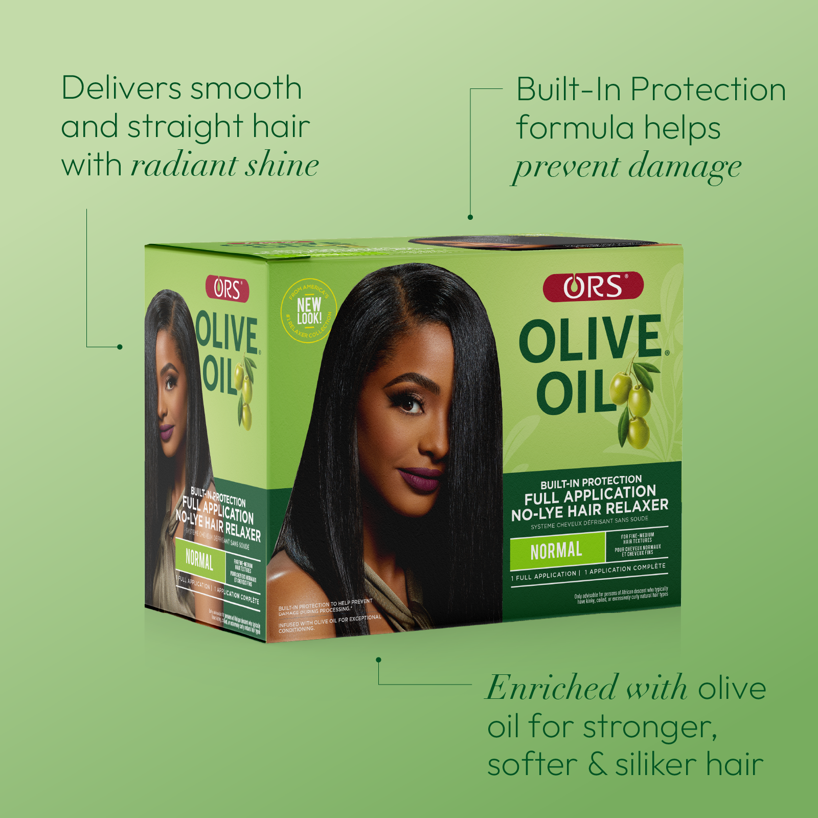 ORS Olive Oil défrisant sans soude Normal lissage doux