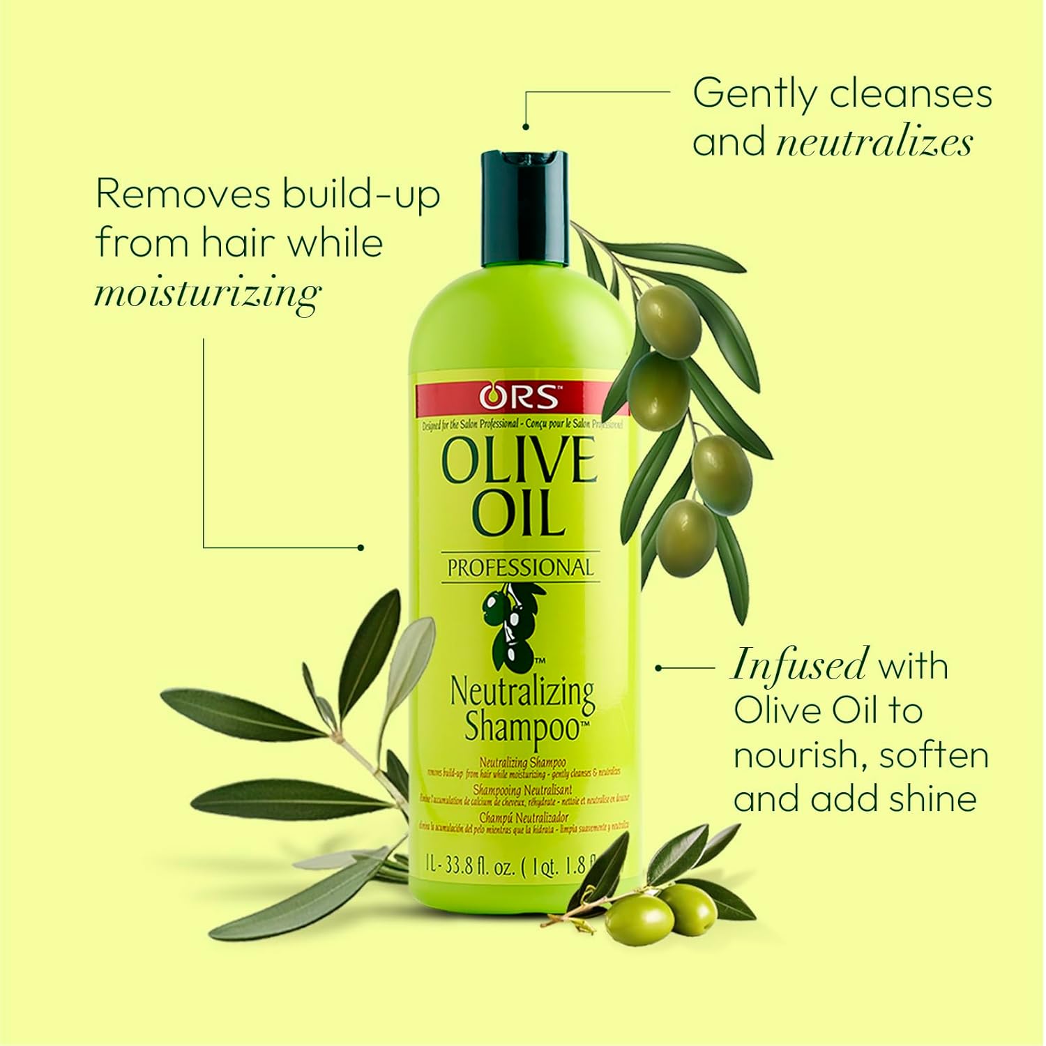 ORS Olive Oil Professional Shampooing Neutralisant 1 L