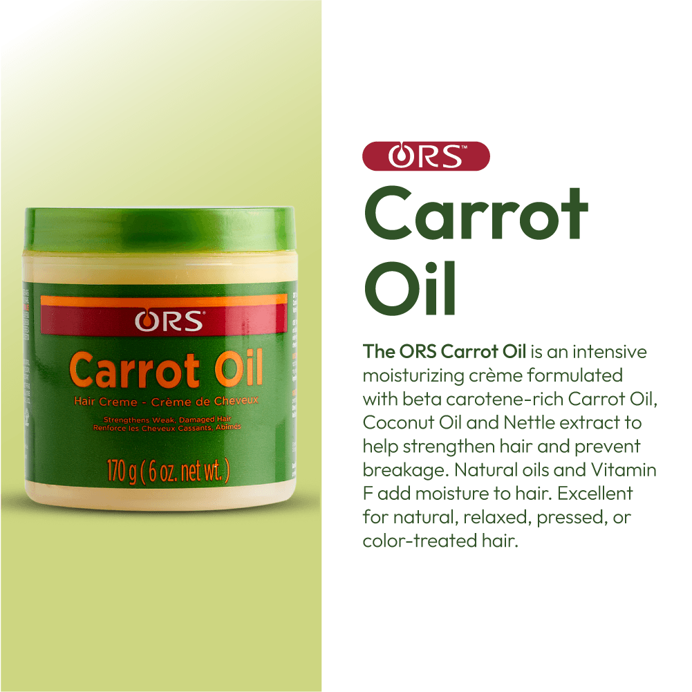ORS Carrot Oil crème capillaire carotte 170 g cuir chevelu