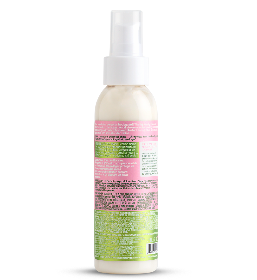 ORS Curlshow Curl Shine Gloss sérum 4 oz sans silicone