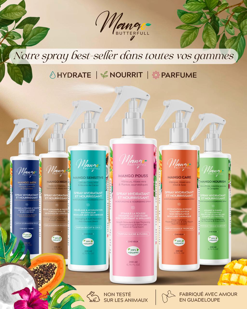 Mango Butterfull Mango Care spray hydratant 200ml mangue