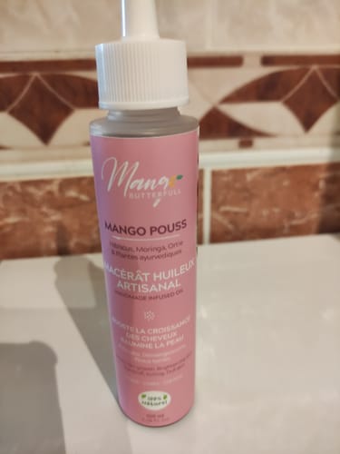 Mango Butterfull MANGO POUSS Huile cheveux 100ml hibiscus