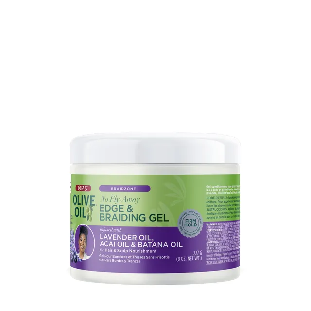 Organic Root Stimulator Braidzone Edge Braiding Gel coiffant 8 oz fixation forte