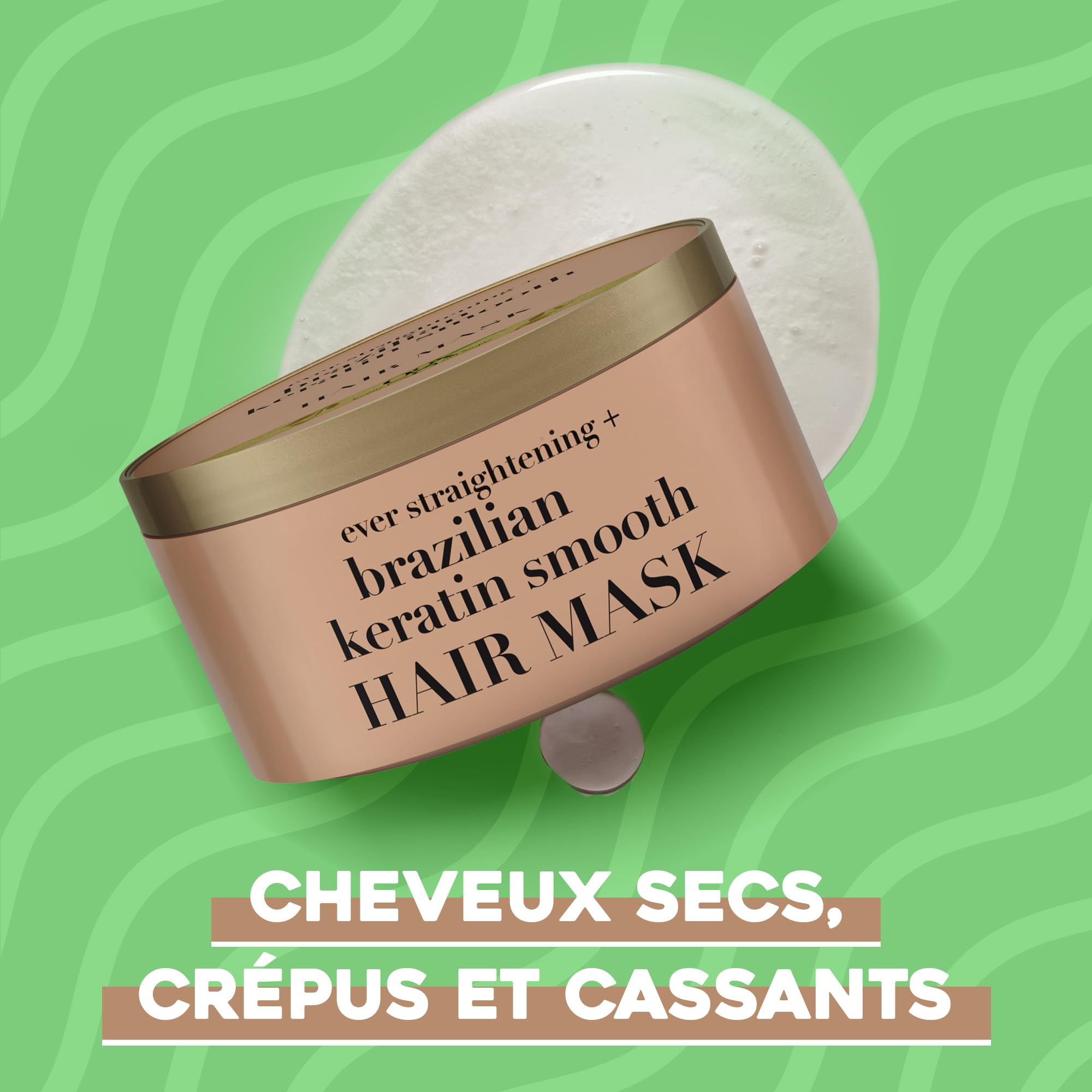 OGX Brazilian Keratin Smooth masque lissant kératine 300 ml