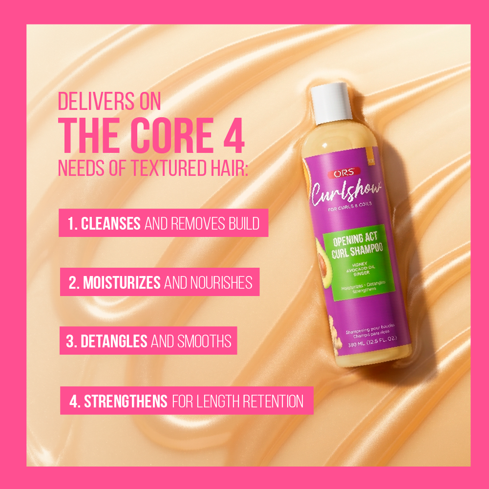 ORS Curlshow Opening Act shampoing boucles sans sulfate 12.5 oz