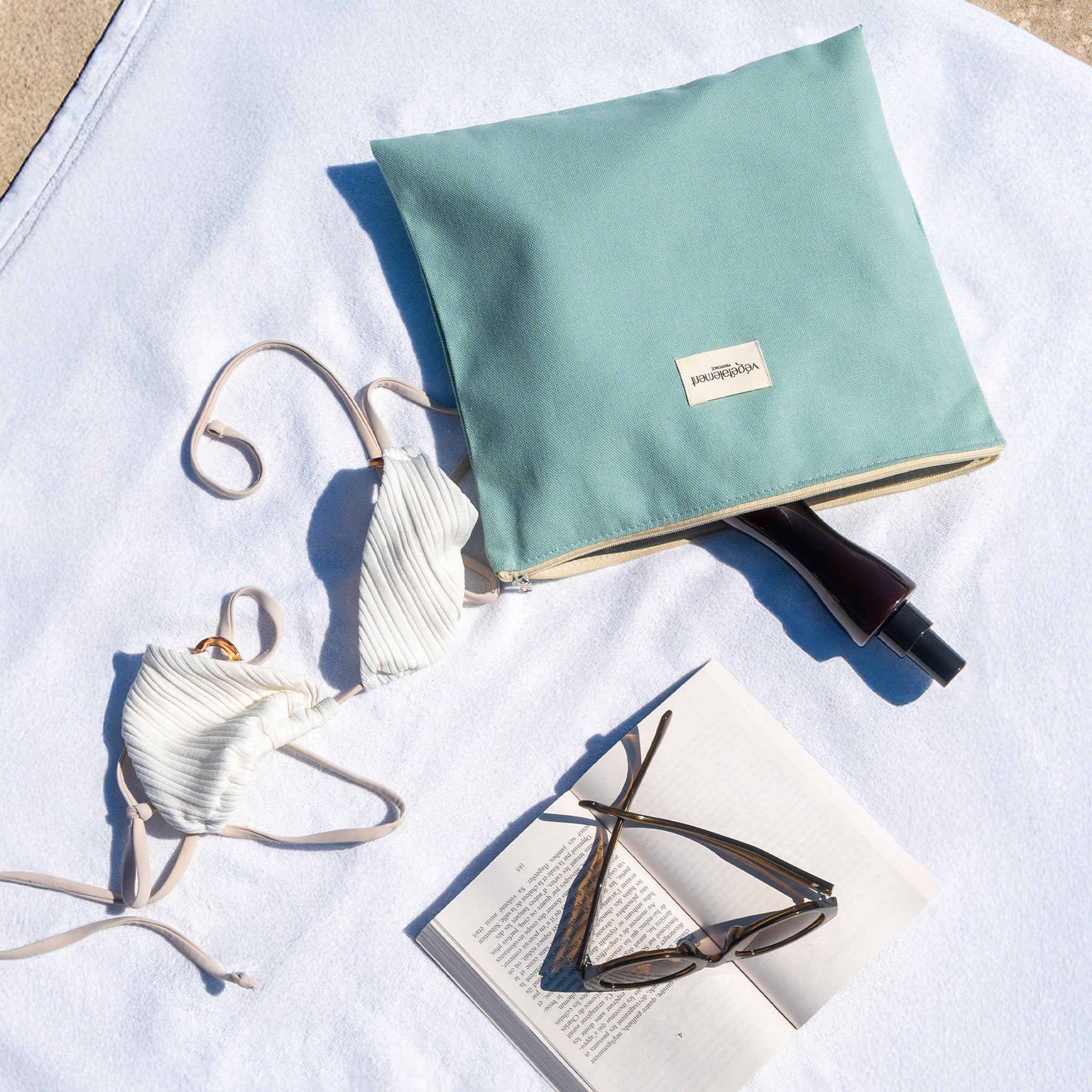 Végétalement Provence Accessoires trousse coton bleu Unique