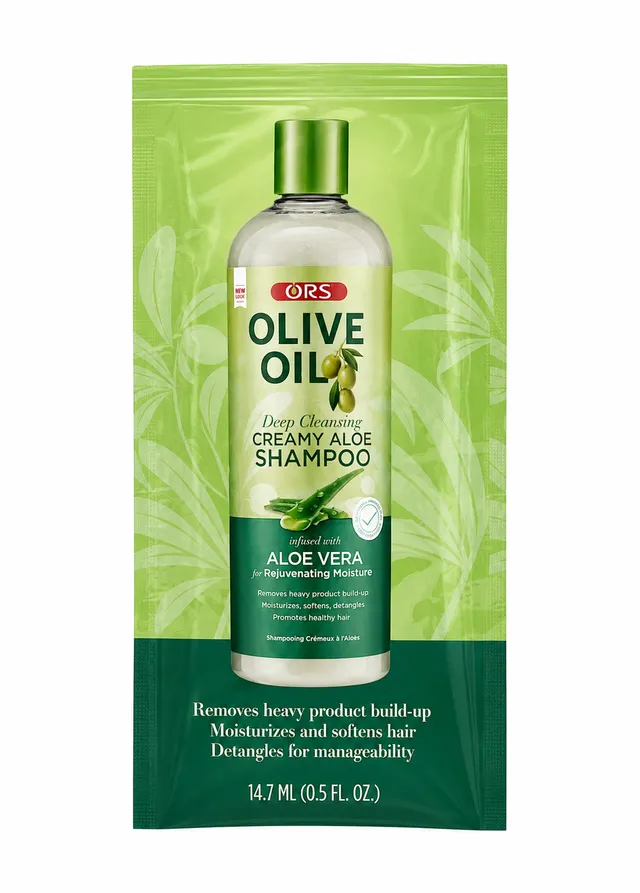 ORS Olive Oil Creamy Aloe Shampoo Échantillon 0.5 oz Doux
