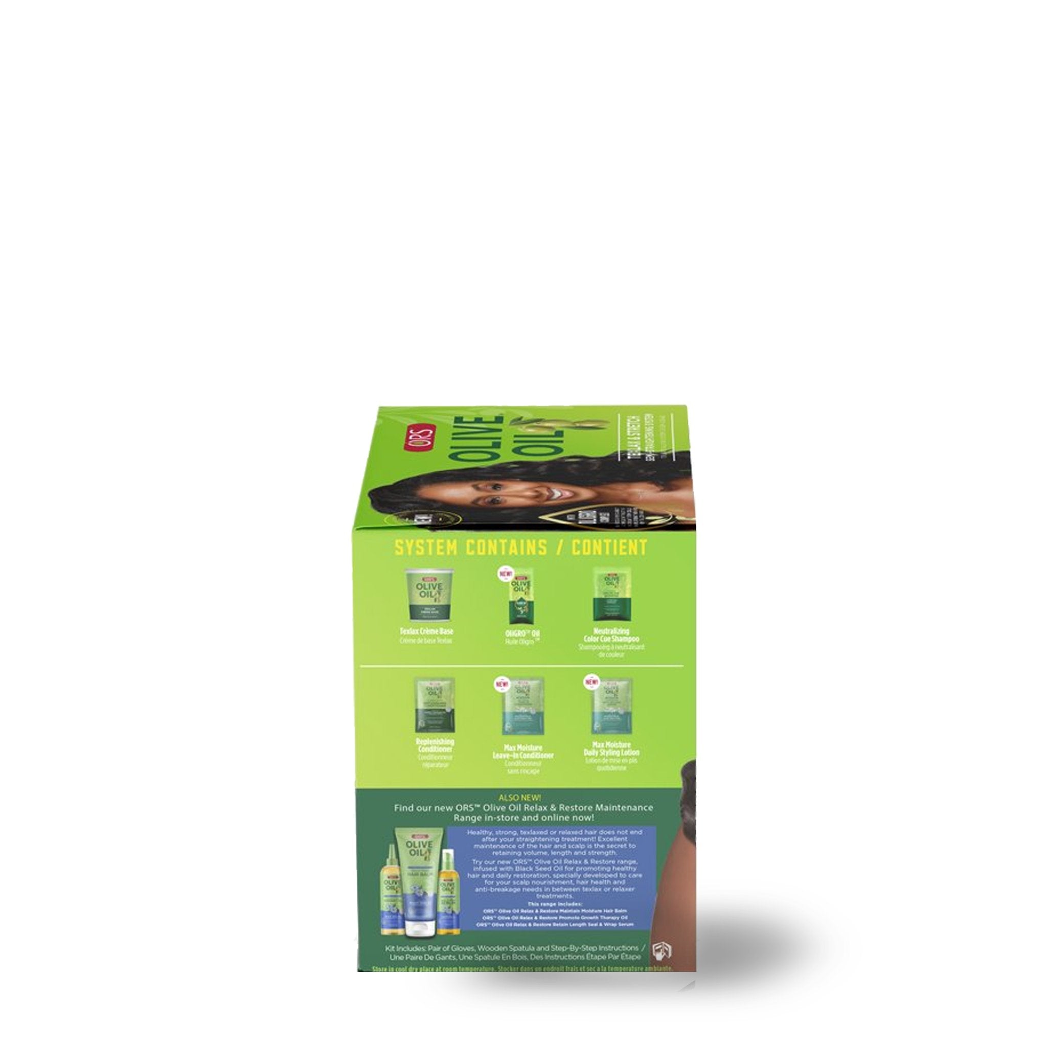 ORS Olive Oil Texlax & Stretch kit semi-défrisage cheveux naturels
