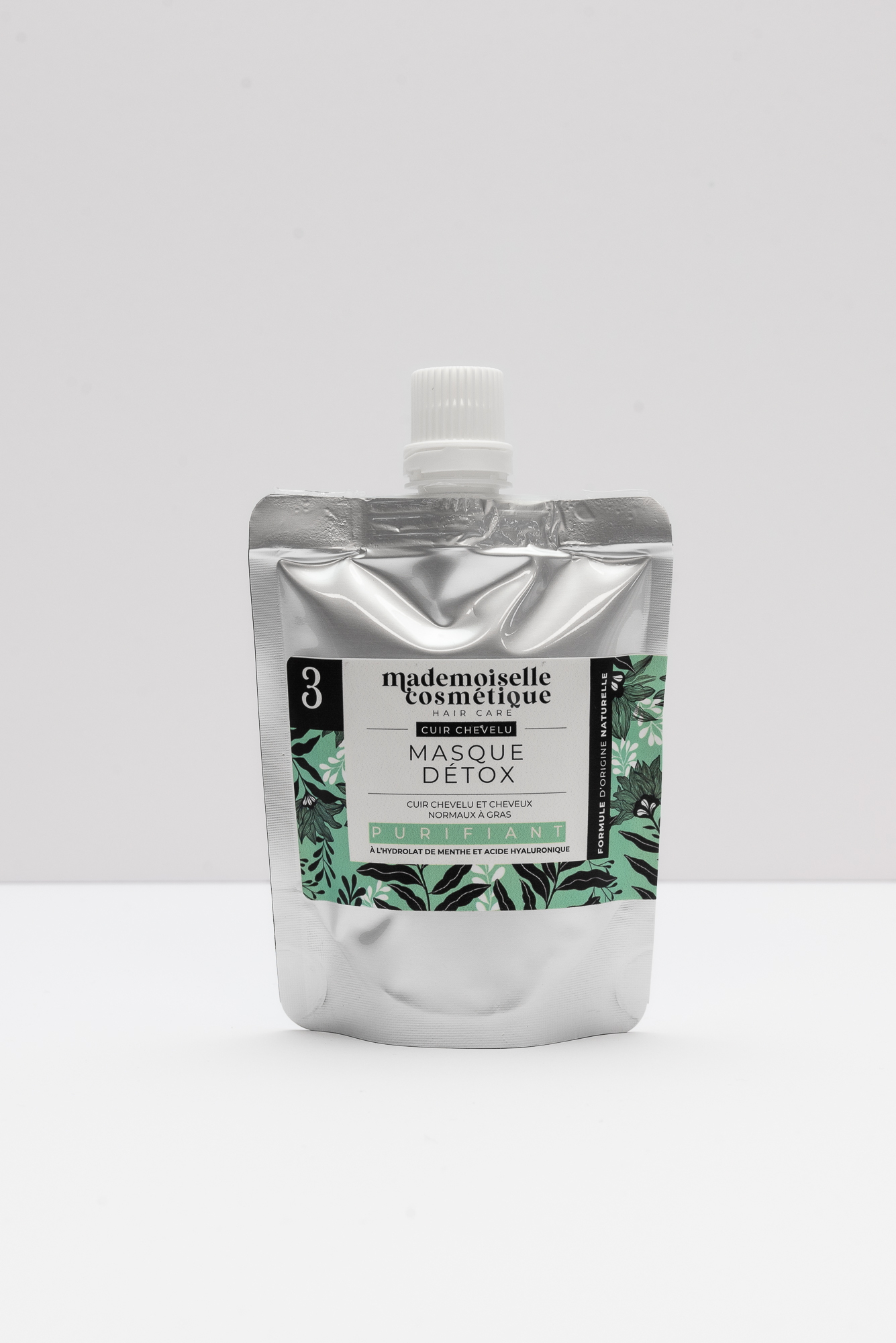 Melle Gamme Purifiante Masque Détox 30ml menthe cuir chevelu gras