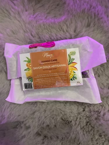 Mango Butterfull Mango Care savon doux 100g cerise curcuma
