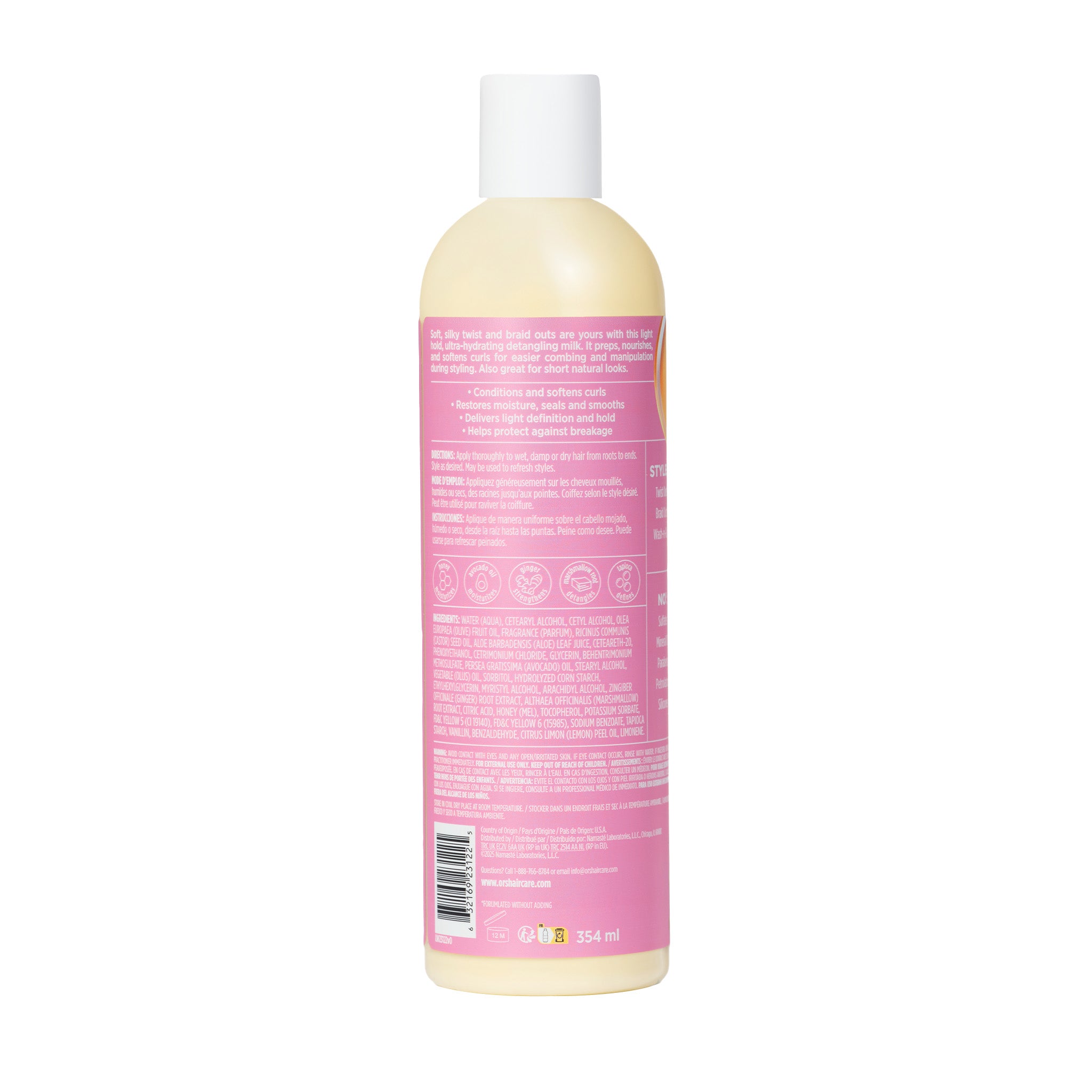 ORS Curlshow Ready to Style Curl Milk lait 12 oz ananas